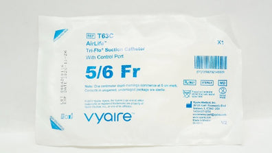 Vyaire T163C AirLife Tri-Flo Suction Cath. With Control Port 5/6Fr